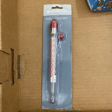 Essential Home Transparent Glass Candy Thermometer 