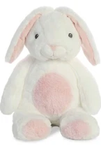 Aurora World Plush Quizzies 16" Bun Bun Bunny Stuffed Bunny (Pink)