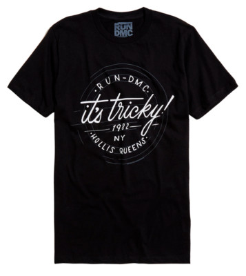 RUN-DMC IT'S TRICKY - HOLLIS QUEENS T-Shirt Black NEW 100% Authentic & Official
