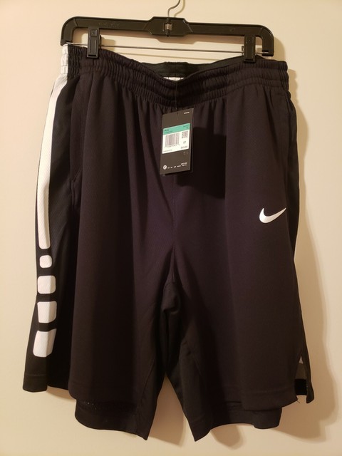 nike dry elite stripe basketball shorts