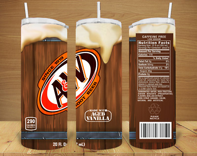20 oz. Skinny Tumbler - A&W Root Beer