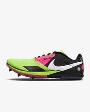 Nike Rival XC 6 Cross Country Spikes Shoes Volt Black Pink Mens 11.5 DX7999-700