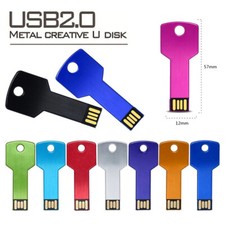 1/2/5 Pack Flash Drive Metal Thumb Drive Key Shape Design Drive Memory Stick LOT