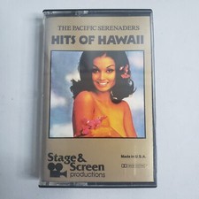 Hits of Hawaii Audio Cassette Tape 1983 The Pacific Serenaders USA Tiki Luau