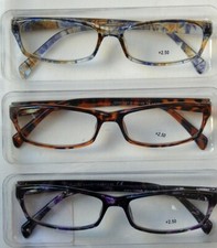 NANETTE LEPORE 3 PACK PREMIUM READING GLASSES READERS 1.50 2.00 2.50 NEW