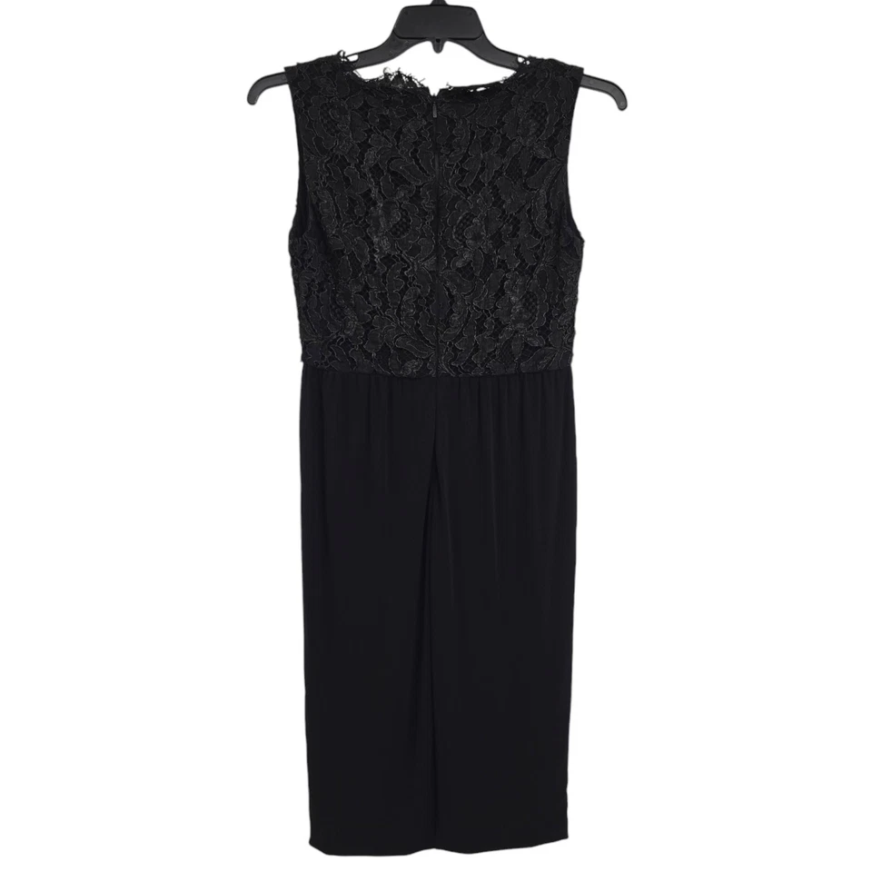 Vestido de cocktail feminino Gucci de renda texturizado preto grande - Imagem 2 de 4
