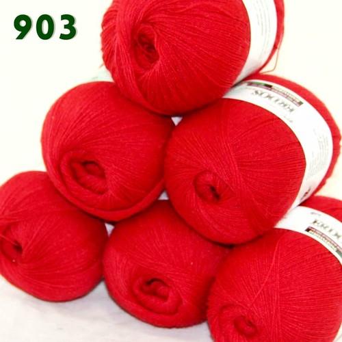 Sale New 6Skeinsx50g Soft Acrylic Wool Cashmere Hand Knit Shawl Crochet Yarn - Picture 10 of 89