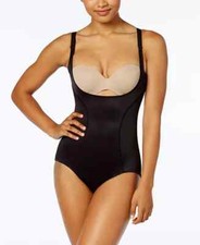 NWT Maidenform FIRM CONTROL Ultimate Slimmer OPEN BUST Bodysuit 2656 Black L