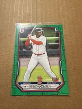 2026 Bowman Justin Gonzalez  Green Border SP /99 1st RC  #BP-141 Boston Red Sox