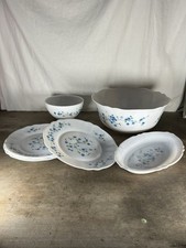 Lot Vaisselles Arcopal Vintage Motif Fleurs « Véronica »