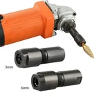 2pc/100-type Angle-Grinder Modified Adapter To Straight Grinder Chuck M10 Thread