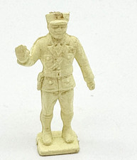 VTG Marx Sears Service Center Allstate Playset Cop Figure Cream Tiny 1-1/2 H