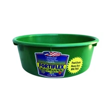 Mini Feed Pan for Dogs and Horses, 5-Quart, Green