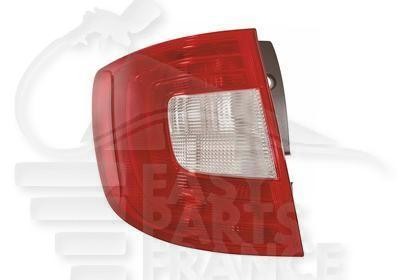 Feu arrière-gauche extérieur sans erreur ODB pour Skoda Superb Break 09-12