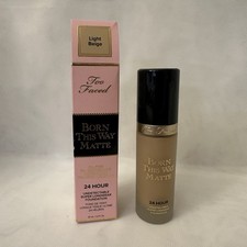 Too Faced Born This Way Matte 24 Hour Foundation -Light Beige- 1oz/30ml NIB