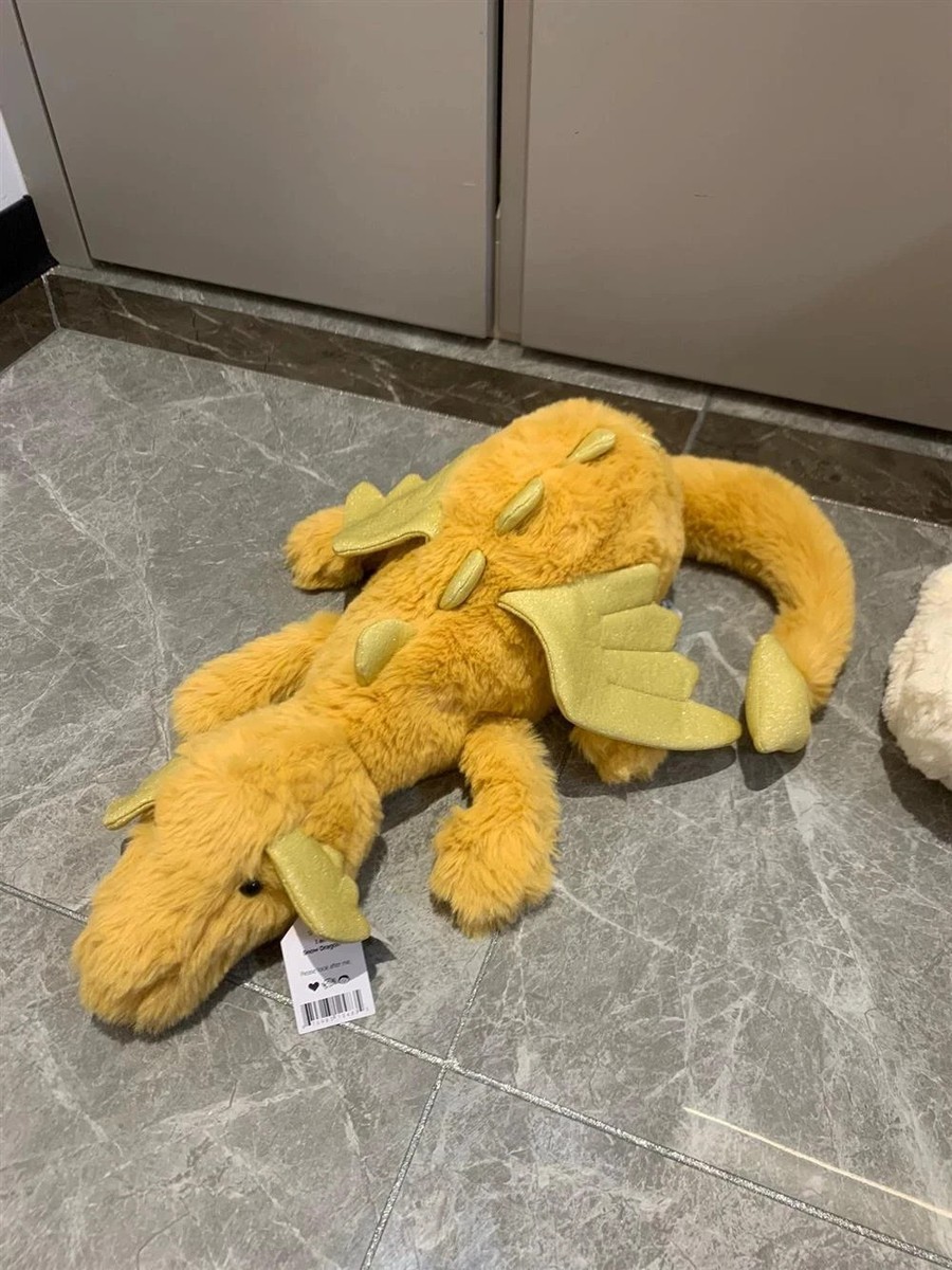 Jellycat Golden Large Dragon Soft Plush Toy Cute Stuffed Animal