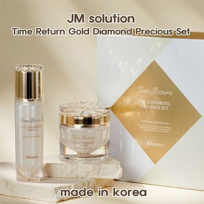 JMsolution Time Return Gold Diamond Precious Set Serum + Creme Faltenpflege