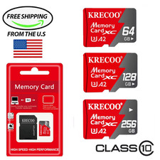 MicroSDXC Card UHS-I U3 A2 V30 C10 Fast Transfer up to 150MB/s Lot 128GB 256GB