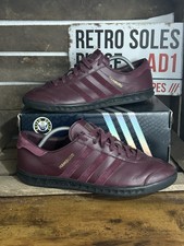 Adidas Originals ® Hamburg Cherry Red Leather UK Size 10 2014