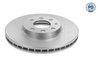 2X Bremsscheibe MEYLE-PD: Advanced Performance And Design. Meyle 615 521 0009/PD