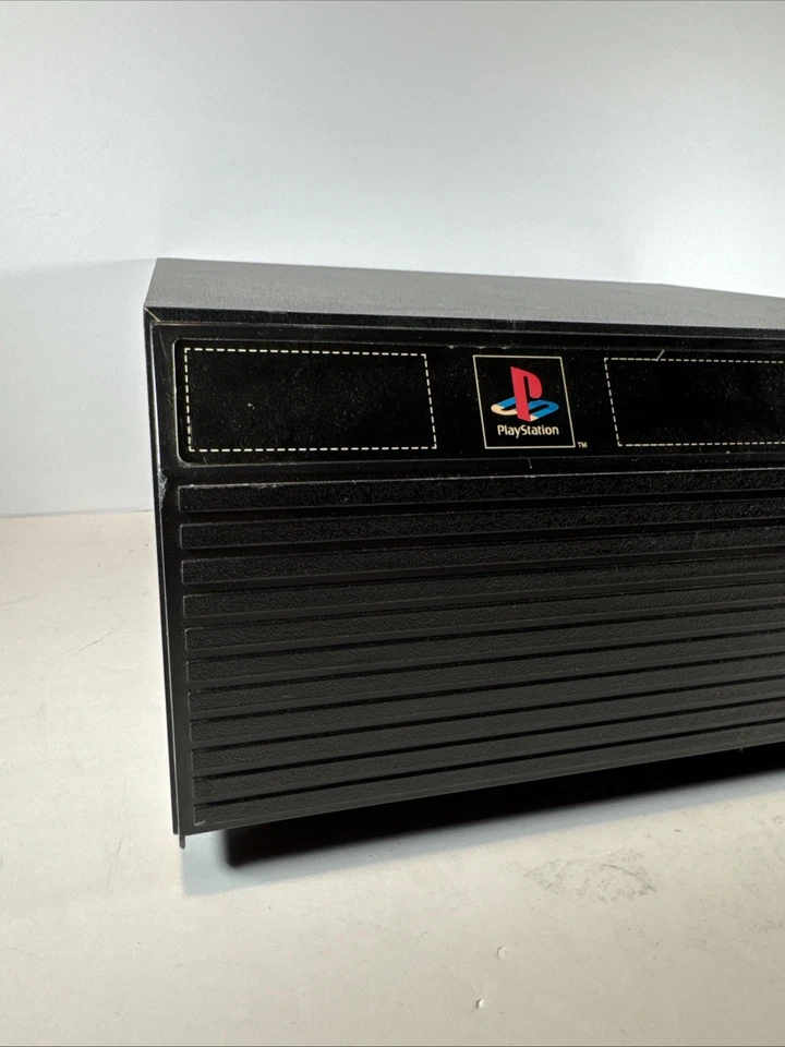 Vintage PS1 Sony Playstation 30-Game Storage Box Holder Drawer Black Cabinet - Image 2 of 4