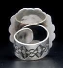 THOMAS FRANCISCO Navajo Native American Indian Large Golden Hill Turquoise Ring — photo 4