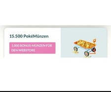  Pokemon GO Münzen Coins 2x 15.500 (31.000) ...