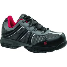 Nautilus Safety Footwear N1343 7W Men's Athletic Shoe, Steel Toe, Leather, Mesh