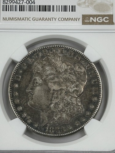 1883 S Morgan Silver Dollar NGC VF35 Tougher Date Morgan (NGC Population 79) - Picture 2 of 8