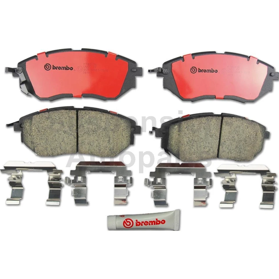 Compatível com Subaru B9 Tribeca 2006-2007 2X Brembo conjunto de pastilhas de discos de freio a disco dianteiro traseiro - Imagem 2 de 4