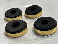 4 x  Geräte Füße Absorber Hifi  Plattenspieler Zarge Gehäuse  - nie benutzt -