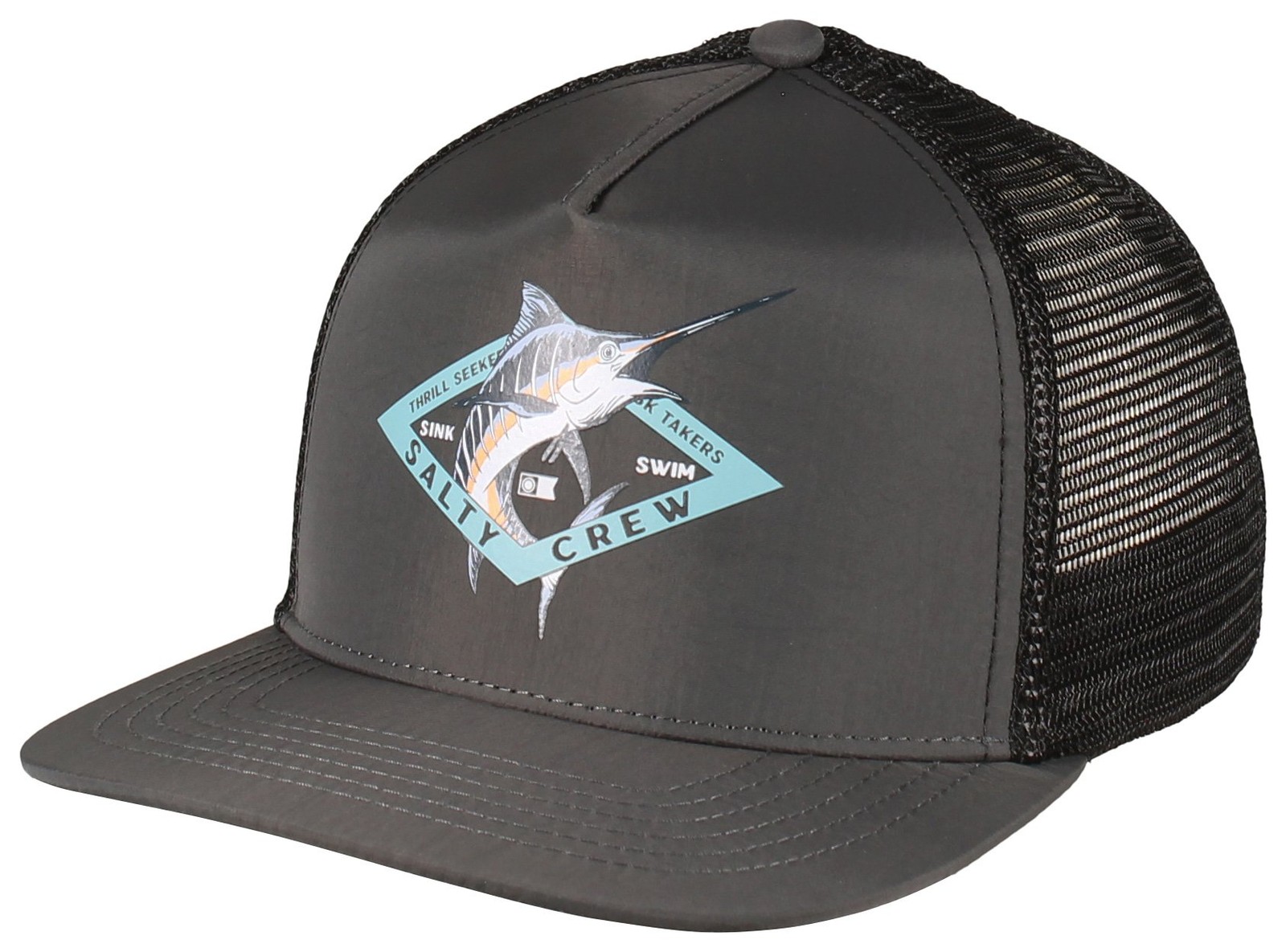 Шляпа дальнобойщика Salty Crew Diamond Marlin - Угольно-черная - Новинка 5890₽