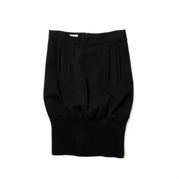Women Dries Van Noten Skirt Black Wool 38