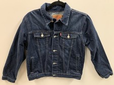 Vintage Levi Strauss Denim Jacket Youth XL Trucker Western Classic Jean Coat 90s