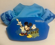 Rare Disney Mickey Mouse w Guitar Born To Rock Tadpole Swim Vest 30-50 lb HTF FS