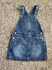 GAP Denim Overall Dress 3 Toddler