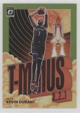 2021 Panini Donruss Optic T-Minus 3 2 Lime Green Prizm 1/149 Kevin Durant 0u1n