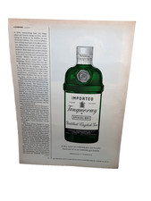 1966 Tangueray English Gin Print Ad 60s