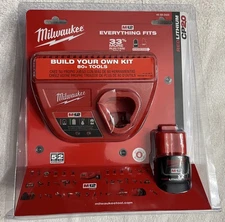 New Genuine Milwaukee 48-59-2420 M12 12 Volt Lithium Ion Battery & Charger (NIB)