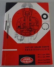 Parts Catalog/Spare Parts List Jawa 250 +350 Ccmtyp 360/00+559/04 Stand 1964