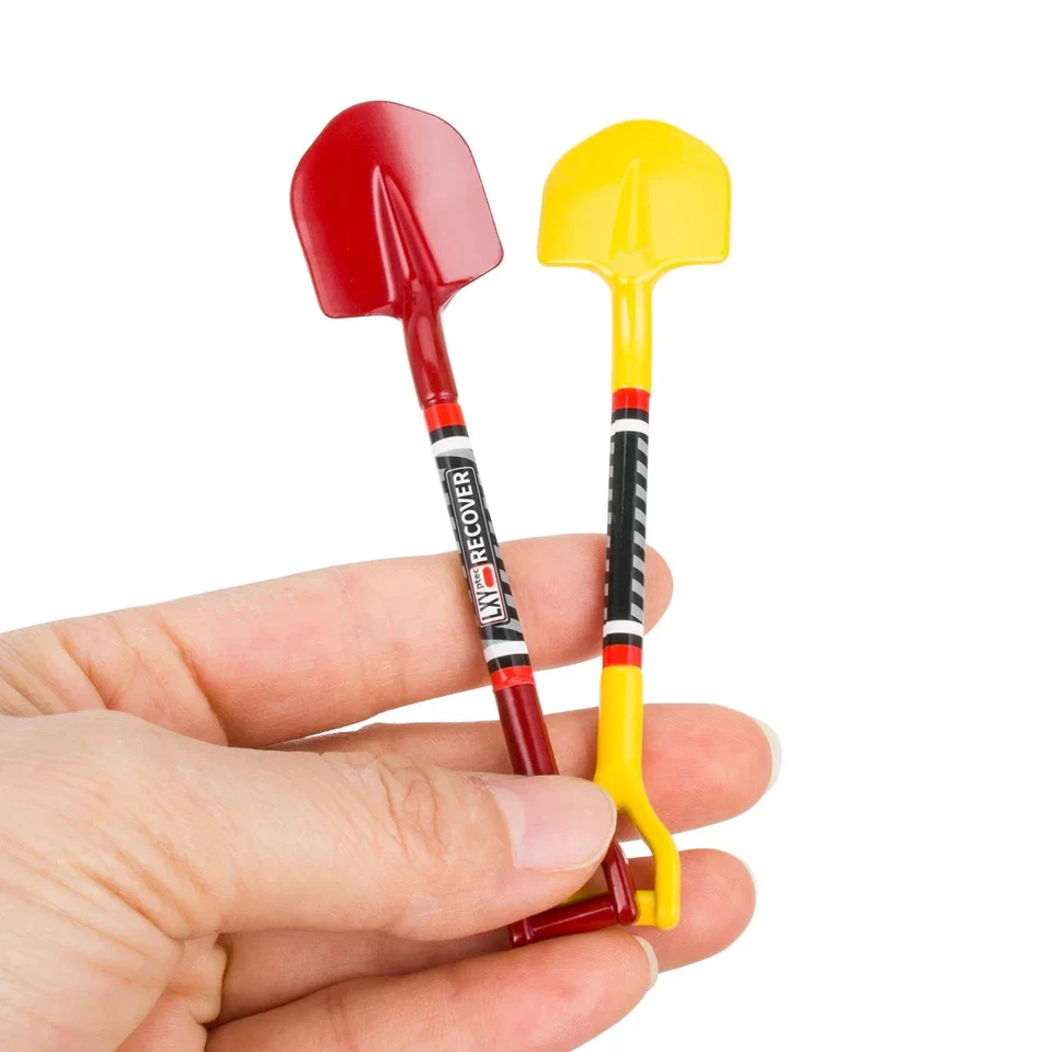 RC 1/10 Scale Metal Shovel Gardening Tool Rock Crawler Truck Miniature Accessory - Image 3 of 4