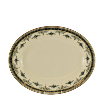 Minton Grasmere Oval Servierplatte 13,5'' Vintage Auslaufmodell