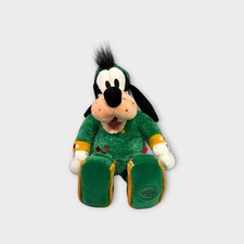 Disney Store Exclusive Elf Goofy Sleeper Christmas Holiday Plush Stuffed Animal