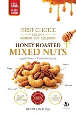 FirstChoiceCandy Honey Roasted Mixed Nuts, Cashews, Almonds, Pecans and Peanuts,