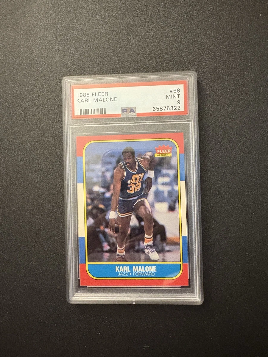 Karl Malone Basketball 1986-87 Season Sports Trading Cards