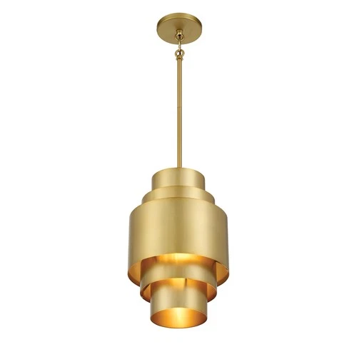 Minka Lavery 2531 Spyglass Terrace 10"W Mini Pendant - Brass - Picture 3 of 3