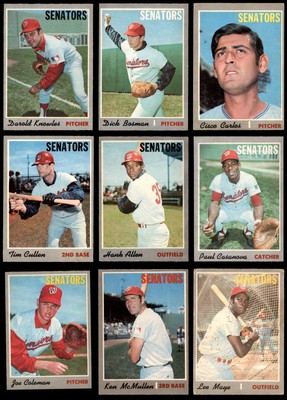 1970 O-Pee-Chee Senators Near Team Set 6 - EX/MT 7214839 (11 / 20 cards)