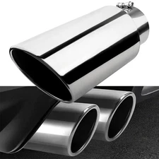 ** NEW Universal Exhaust Tailpipe Tip | 5” Inlet | 15'' Long | Stainless Steel *