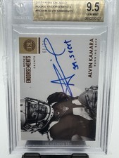 2017 Panini ENCASED Rookie Auto Alvin Kamara BGS 9.5 Auto 10 #REAKM