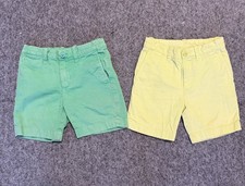 Lot of 2 Boys J Crew / Crewcuts Boys Cotton Chino Shorts Size 4